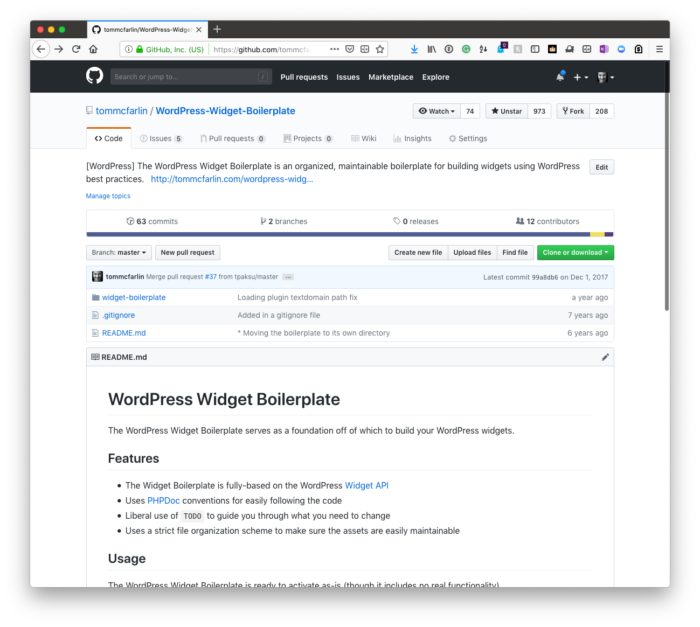 WordPress Widget Boilerplate