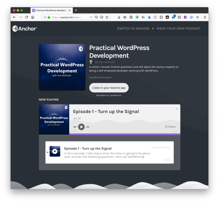 Time Off in 2019, Part 1: Practical WordPress Development Podcast