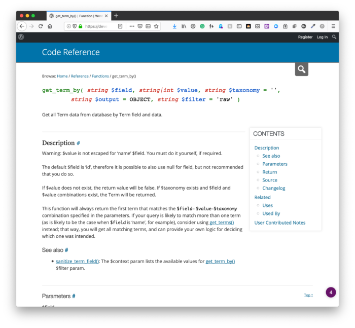 WordPress Taxonomies: Look Up a Term