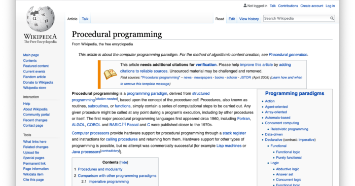 Suggestions for Organizing Procedural Code | Tom McFarlin