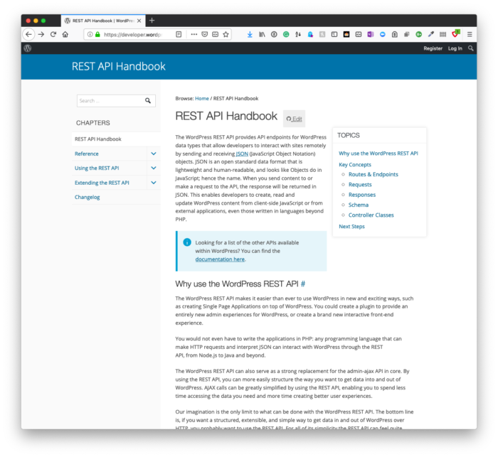 Structuring API Functionality: The WordPress REST API