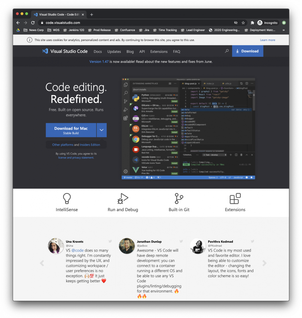 visual studio code editor php